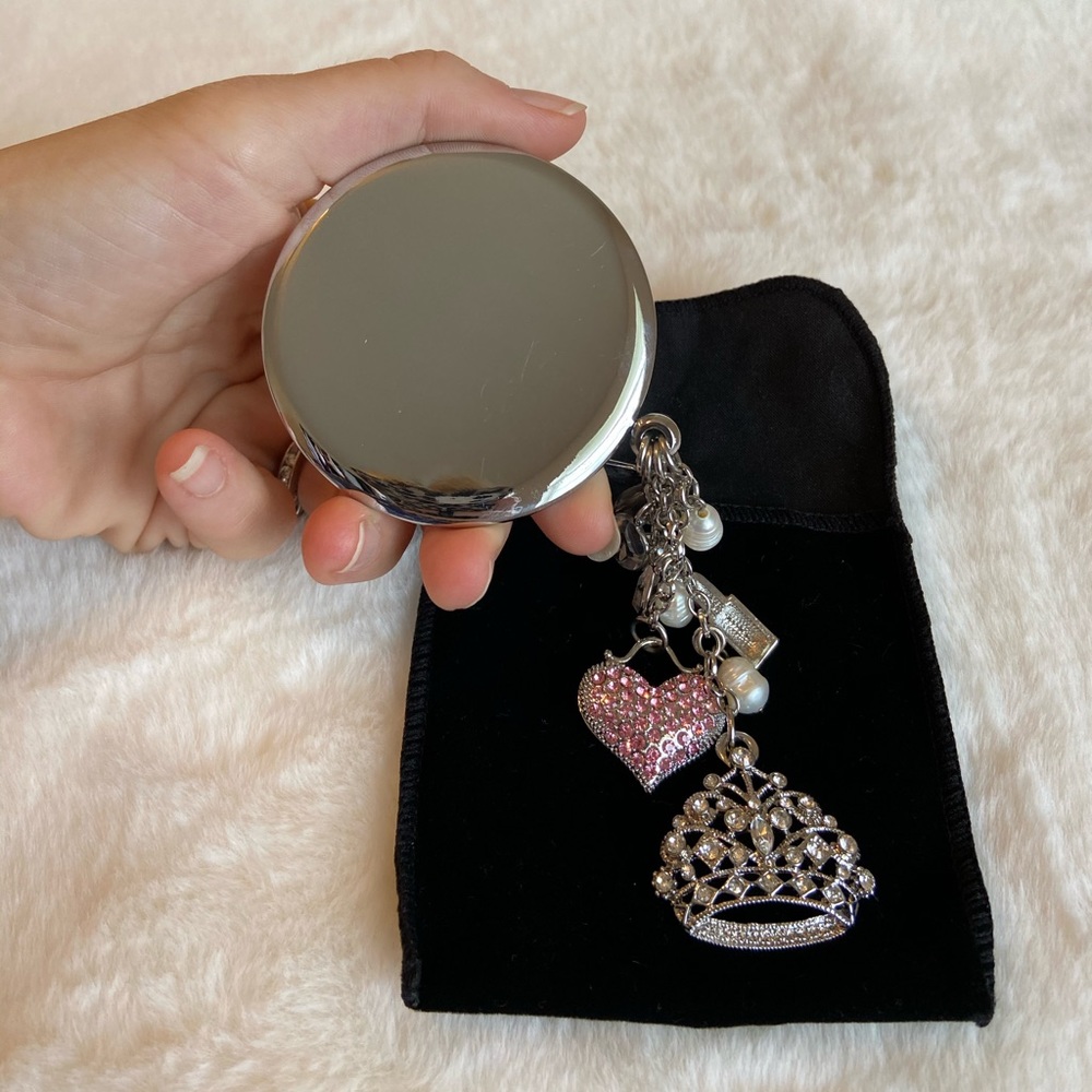Swarovski Crystal Queen Pocket Mirror - Picture 5 of 9